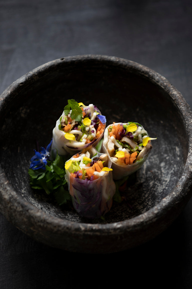 DES SPRING ROLLS HAUTS EN COULEUR – Château la Verrerie